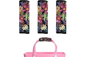 ZYTONGMAO Luggage Handle Wraps 3Pcs – Neoprene Bag Handle Wrap for Bogg, Luggage Identifiers for Suitcases Easy Identification, Stylish & Comfy Suitcase Handle Replacement Travel Accessories for Airport Y01