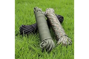 100ft 4mm Paracord Rop Utility Parachute Cord for Crafting, Tent, Camping, Clothes line, Hiking, Fishing