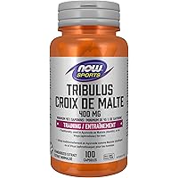 NOW Sports, Tribulus (Tribulus terrestris) 400 mg, Enhanced Vitality*, 100 Veg Capsules