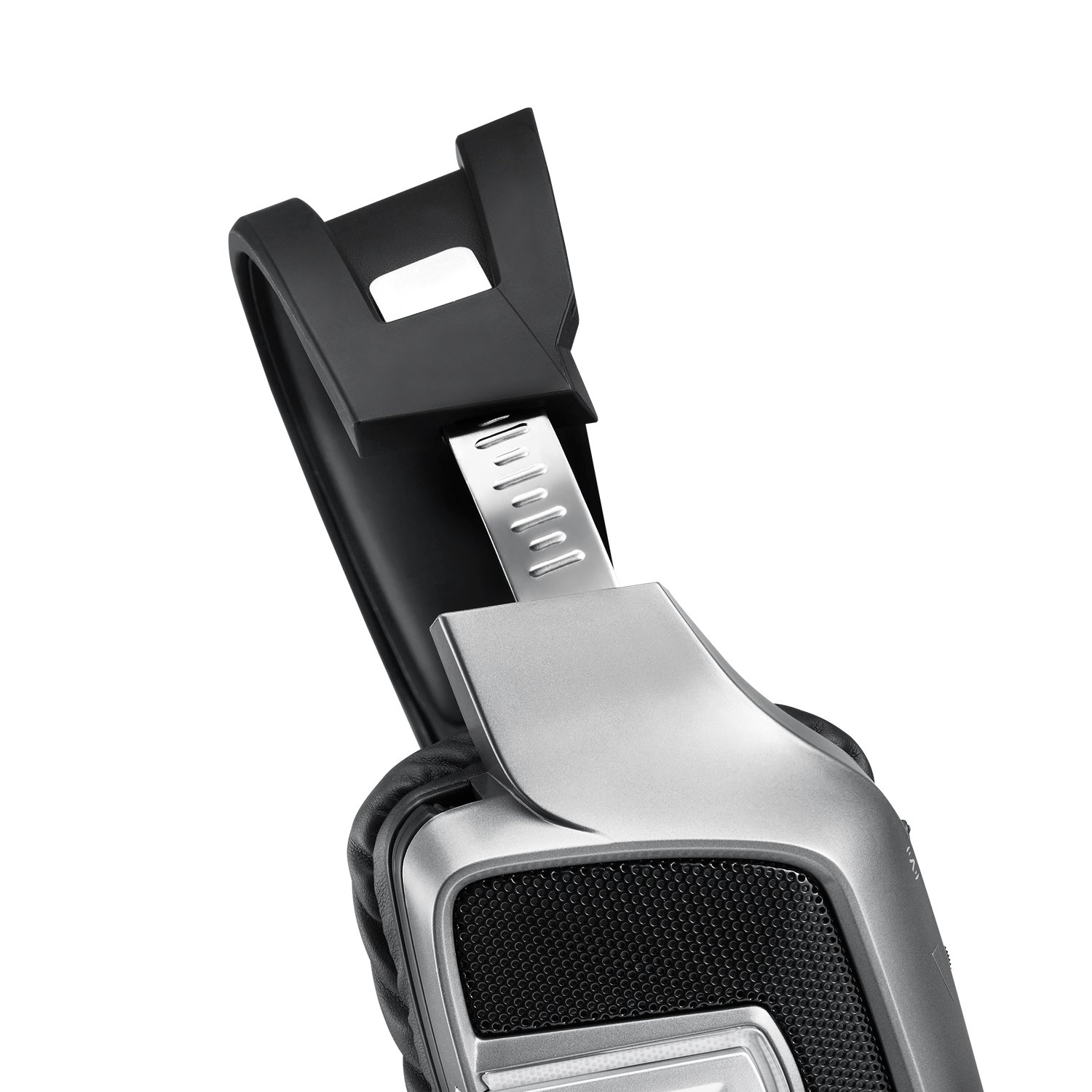 EasySMX PS4 Gaming Headset Professional Wired Over-ear Gaming Headset with Bass Vibration Control Hidden Mic USB Stereo Sound Card Plug and Play Driver-free for PC/PS4 (Grey)