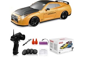 Desdoni RC Drift Car 2.4GHz 1:24 Scale 4WD High Speed Remote Control Cars Vehicle with LED Lights Batteries and Drifting Tires Racing Sport Toy Cars for Adults Boys Girls Kids Gift…