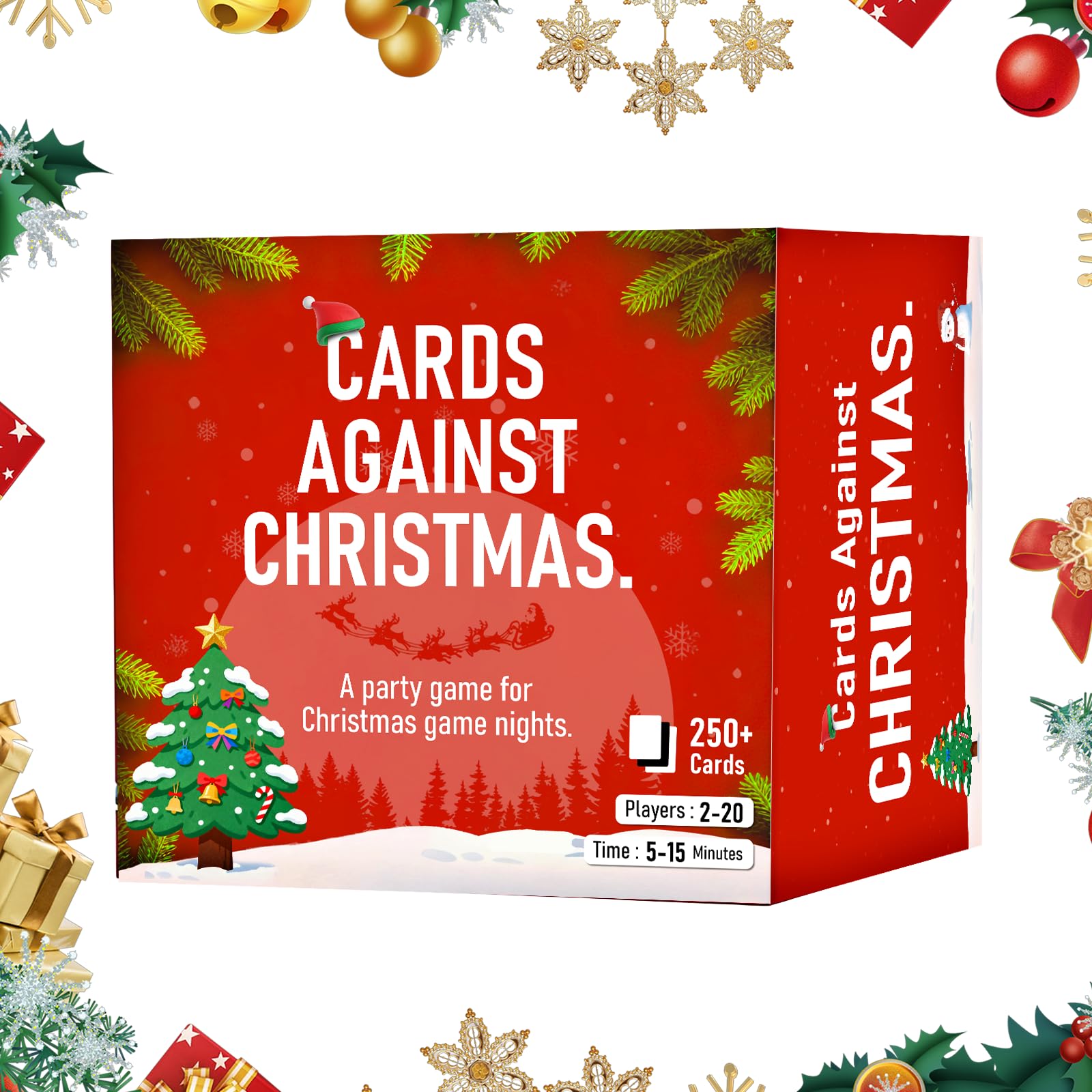 Kenmohuo Cards Against Christmas, Family Party Game for Christmas Games Night, Funny Hilarious Xmas Happy Families Card Games Adult