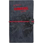 Grupo Erik Stranger Things Notebook 7.3x4in 80 Sheets Stranger Things Merch | Pocket Notebook, PU leather journal, Stranger Things gifts