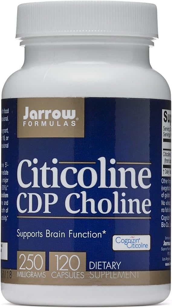 Jarrow Formulas Citicoline Cdp Choline 250 Milligrams