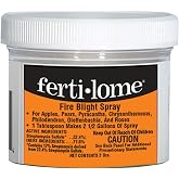 Fertilome (10363) Fire Blight Spray Bacterial Disease Control, 2oz | Copper-based bactericide/fungicide - Controls fire blight, leaf spot, crown gall - Fruit tree growers