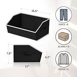 Homsorout Large Storage Bins for Organizing - 3