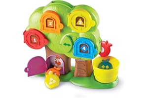 Learning Resources Hide & Seek Learning Treehouse, Number Toddler Games, Color Recognition, Gifts for Boys and Girls, Ages 2 +
