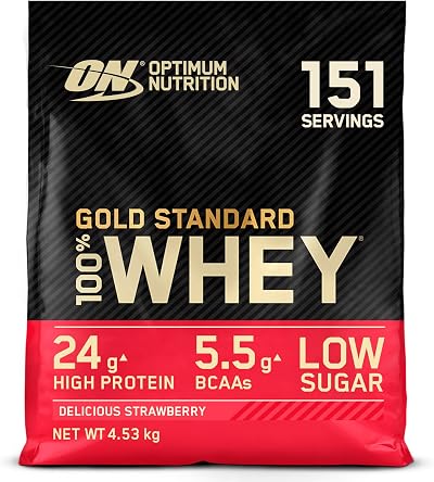 Optimum Nutrition Gold Standard 100% Whey Strawberry 4.53 kg 151 Servings
