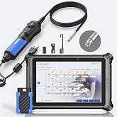 MUCAR X93 OBD2 Scanner,10.1" OE-Level Wireless Bidirectional Scan Tool + MUCAR E021 USB Endoscope Borescope 5.5mm 720P HD Inspection Camera