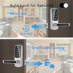 Keypad Door Lock with Handle,Smart Locks for Front