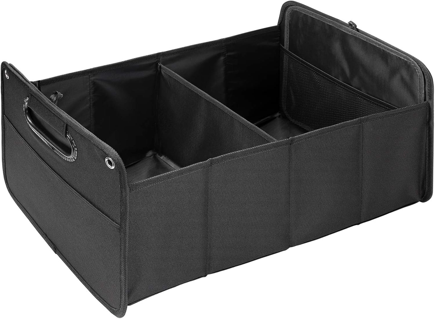 Foldable Auto Car Cargo Trunk Organizer, Durable Collasible Portable Storage Bag for SUV (Black)
