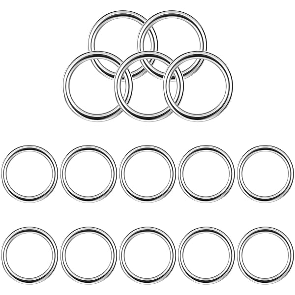 3 Inch Metal O-rings Baosity5] Marine 304 Stainless Steel Rings 25mm ...