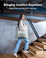 iDOO Inflatable Air Mattress Queen? 190x137x38cm Built-in Pump 295kg Load view 6