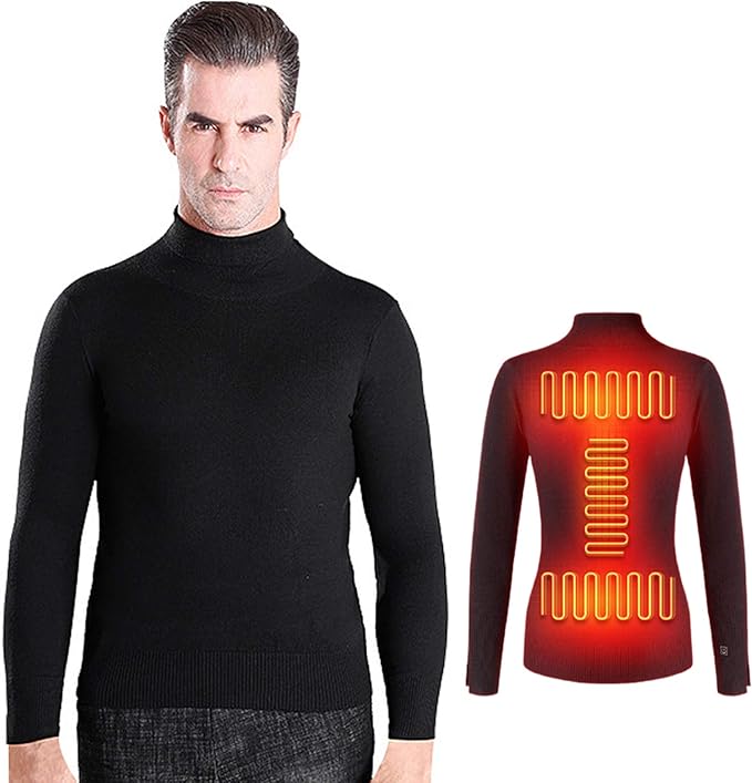 Fr Rf Winter Usb Elektrische Erhitzte Unterwasche Fleece Futter Thermo Unterwasche T Shirts Batteriebetriebene Skibekleidung Men Xl Amazon De Bekleidung