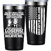 Grifarny Son in Law Gifts - Christmas, Fathers Day, Birthday Gifts for Son in Law - You Are a Really Really Great Soninlaw Tumbler Cup 20oz