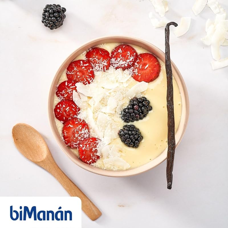 - Natillas de Vainilla, Crema Sustitutiva de Comidas para Adelgazar, Bajas en Calorías, Ayudan a Perder y Controlar el Peso, con Proteínas, Vitaminas y Minerales - 6 x 50 g: 300 g — foto 2 de 7