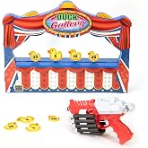 Merchant Ambassador Retro Arcade Electronic: Duck Shooting Gallery - Tabletop Game with Blaster Gun, Moving Ducks &amp; Sound Effects, Ages 6+