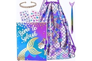 Life is a Doodle Diary with Lock and Key - Mermaid Gratitude Journal for Empowering Hearts & Minds - Self Expression Daily Journal Notebook with Lock - Cute Notebook for Girls Keeps Secrets Safe