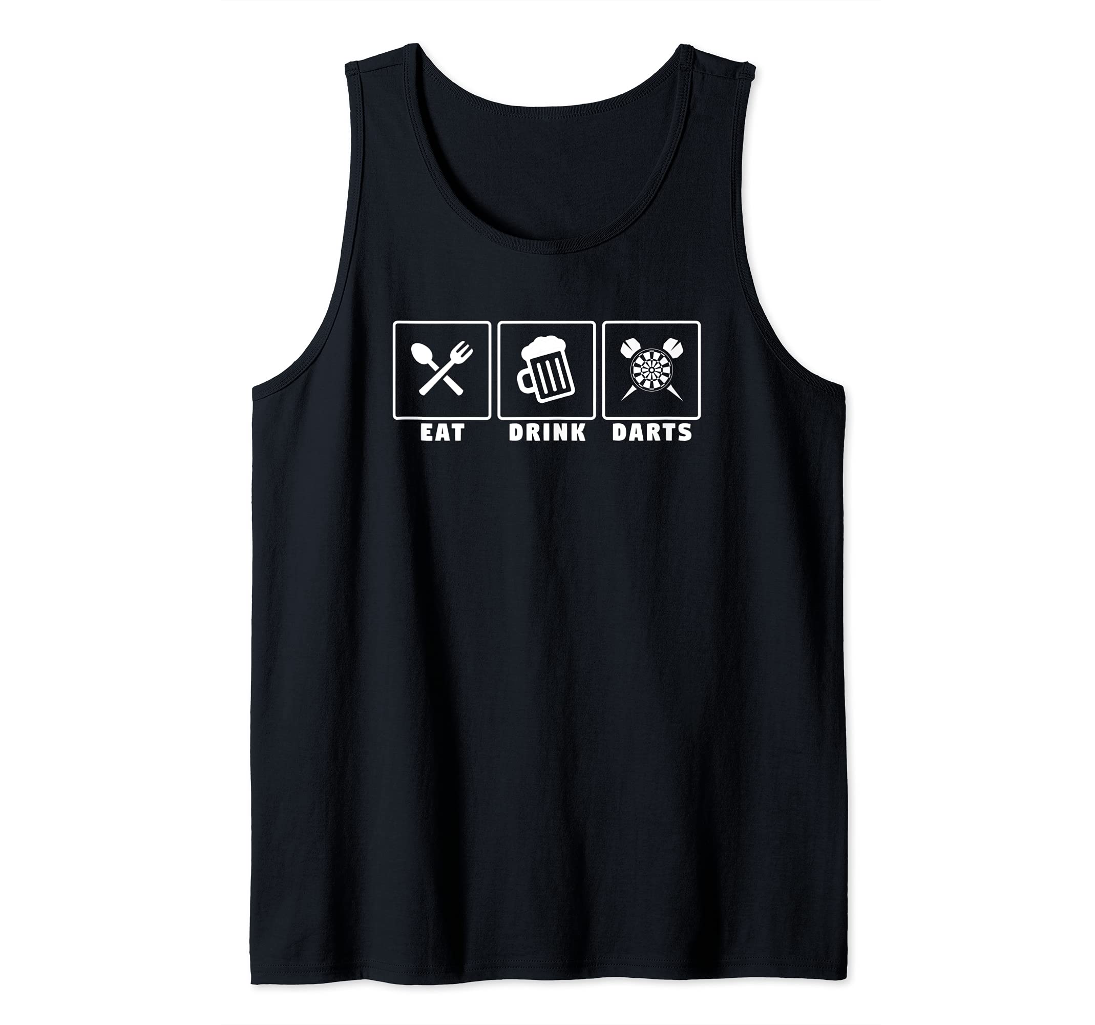 Eat drink darts - darts player Tank Top
