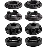 8Pcs Front Rear Upper &amp; Lower Coil Spring Isolators Kit Fit For Jeep Grand Cherokee WJ WG 1999-2004 Coil Spring Insulator Replace For K160040 K160041 52088257AB 52088401AB K160061 K160042 52088346AB
