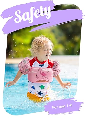 thumbnail image 2 of Kids Swim Vest Puddle Jumper - Toddler Floaties For 30-50 Lbs, Ages 1-6 Years 2 of 12
