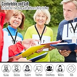 Patelai 60 Pcs Breakaway Lanyards with J Hook Bulk