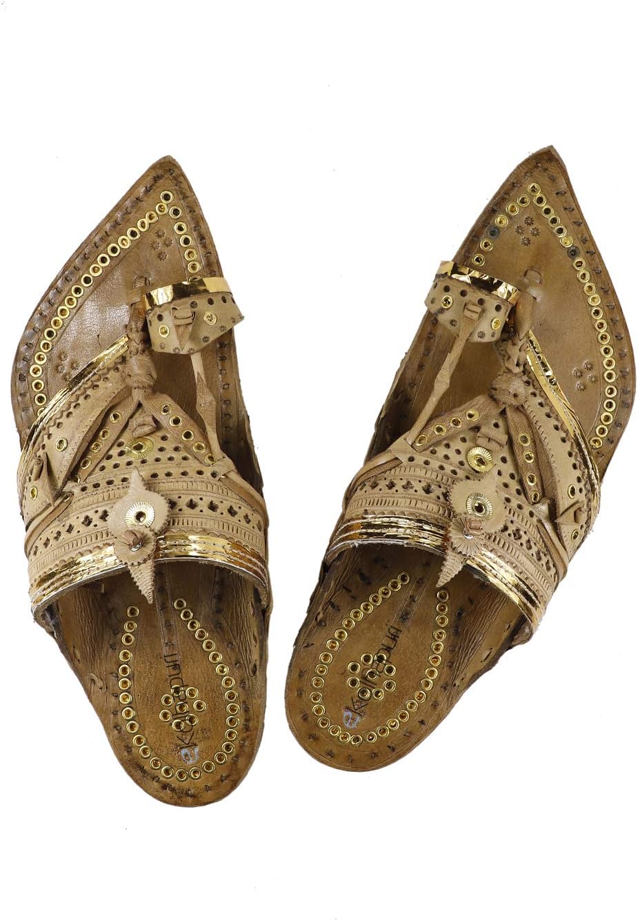 KALAPURI Handmade Authentic Genuine Leather Kolhapuri Chappals For Men