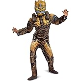 Cheetor Transformers Costume for Kids, Official Transformers Rise of the Beasts Muscle Padded Costume and Mask