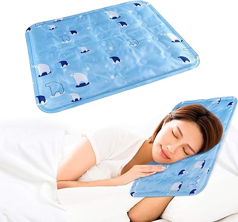 Amazon Kodi ひんやり枕 クールマット 枕 ソフト ジェルマット 冷却 冷感 涼感 パッド カバー 快適 快眠 夏 ひんやり グッズ 熱中症暑さ対策 車用 マット 座布団 多用途 枕パッド オンライン通販