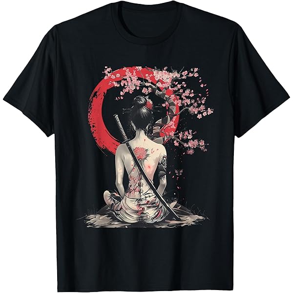 Amazon.com: Japanese Geisha T-Shirt : Clothing, Shoes & Jewelry
