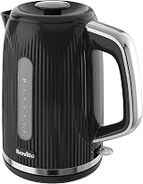 Breville Bold Black Electric Kettle 1.7L 3kW Fast Boil VKT221