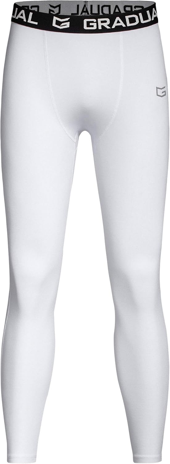 G Gradual Boys Compression Leggings Youth Base Layer Pants Soccer