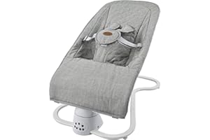 YHPOYLP Portable Bluetooth Baby Bouncer Soothing Vibrations Infant Seat with Removable, Electric 2-in-1 Baby Rocker for Newborn 0-6 Months 6-20 lbs Baby Bouncer with Music