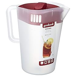 GoodCook 1 Gallon Pitcher with 4 Way Lid, Made