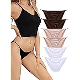 Buankoxy Women's Low-Rise String Bikini Panty Stretch Briefs