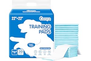 COCOYO Best Value Training Pads 30 Count | Dog Pee Pads | Super Absorbent Puppy Pads