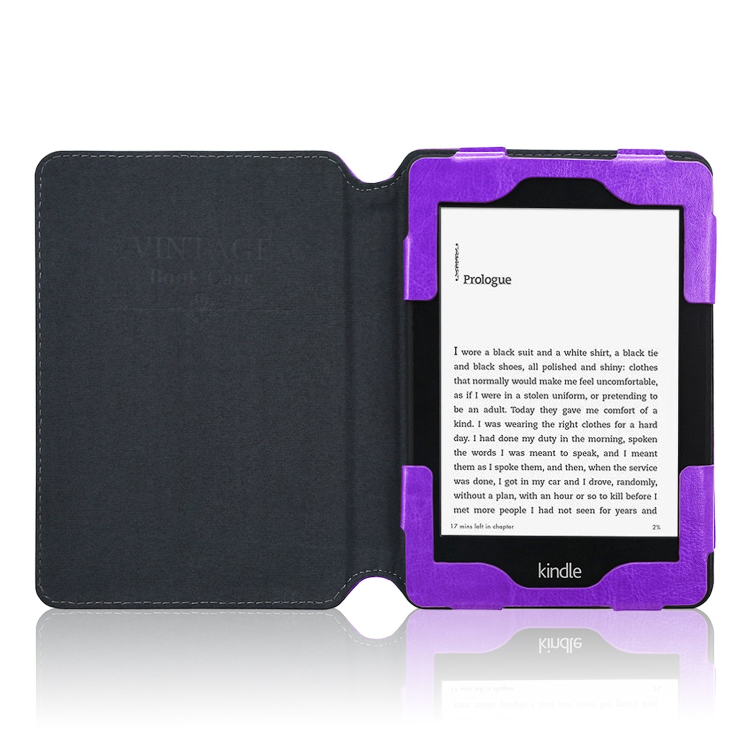 Kindle Paperwhite Case 2018 Hot Pink ACcolor Folio Smart Cover Leather