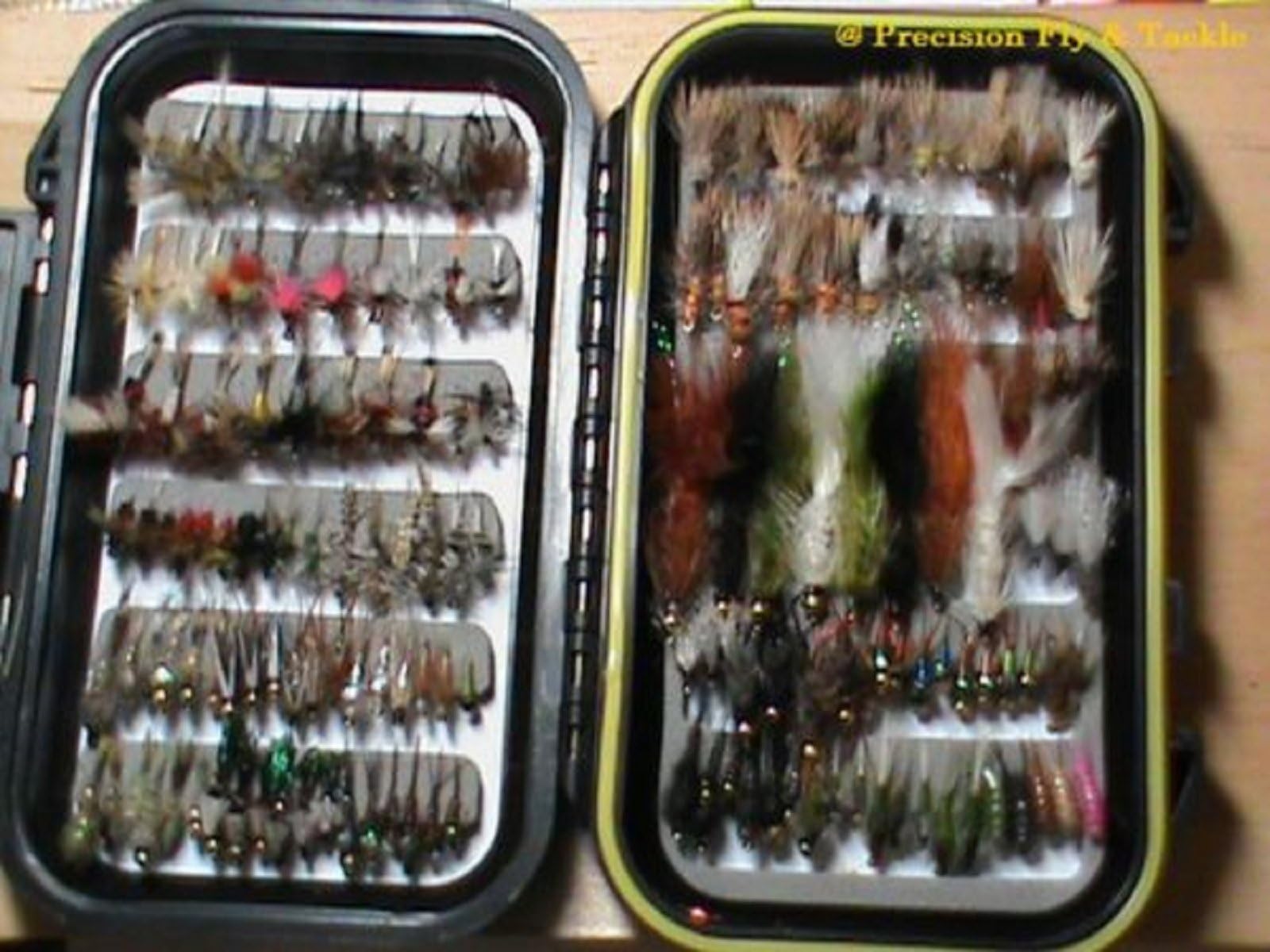 PFT 100 Trout Fly Assortment with Fly Box