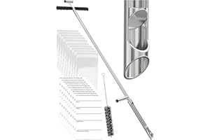 SturdyShape 40in Soil Probe is Polished Inside. Soil Sample Probe, 40in, Stainless Steel 304. Soil Probe with Handle Comes with 20bags, 1brush&20Labels- Sturdy Soil Probes for Soil Sampling