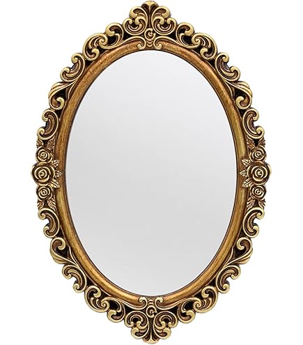 Amazon.com: Accent Plus Vintage Hannah Yellow Mirror 13.5x0
