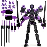 Navoxa Action Figures 13 Model Articulated 3D Printed Robot Toy | 3D Printed Already Assembled Multi Movable Articulated Joint Humanoid Model,Assorted Weapon Accessories