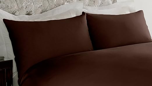 2 X Pair Of Housewife Pillow Cases Non Iron Percale Bedroom