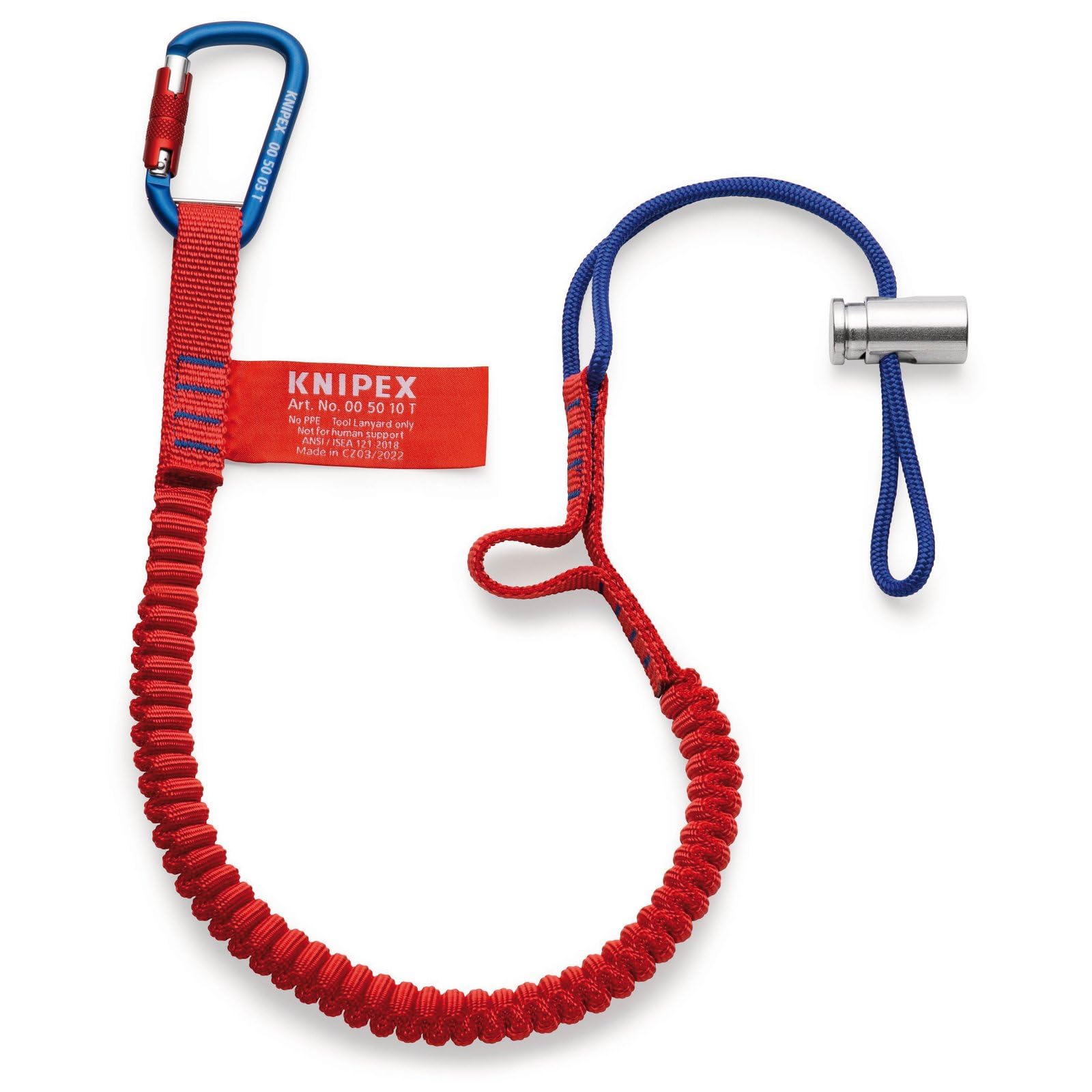 KNIPEX 00 50 12 T BK Lanyard with fixated carabiner