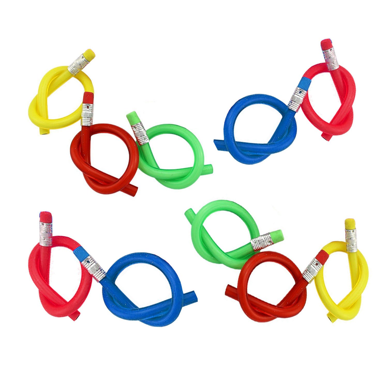 lápices para niños flexibles y con goma de borrar  Lapicero flexible