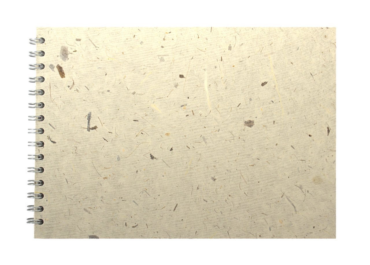 Pink Pig A4 Landscape Sketchbook | White Cartridge, 35 Leaves | Natural