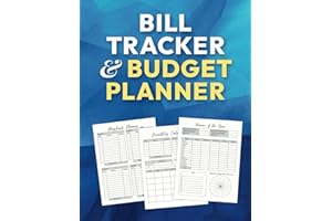 Bill Tracker & Budget Planner: Bill Payment Monthly Organizer