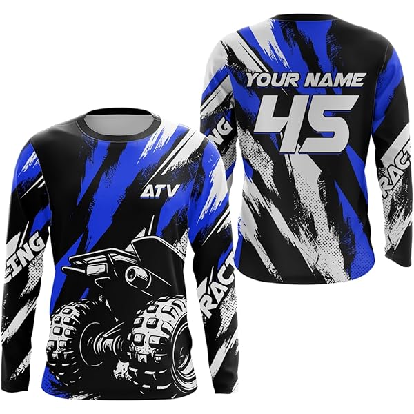 Amazon.com: Motocross Jersey Blue UPF30+ Dirt Bike Extreme