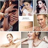 Prasacco 4-Piece Magnetic Clasp Necklace Layering Set - Gold & Silver view 7