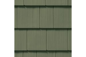 CERTAINTEED Cedar Impressions Double 7in. Straight Edge Perfection Shingles Siding (1/2 Square) Spruce