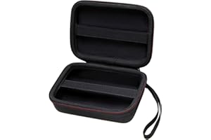 L LTGEM 300+ Card Game Case Compatible with Pokemon/UNO/Piles/Phase 10/Exploding Kittens/Five Crowns/Flip 7/SKYJO/Slingz/Survivor/Go Fish/Dutch Blitz/Monopoly Deal and Playing Card, Black(Case Only)